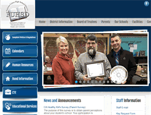 Tablet Screenshot of fuhsdistrict.org